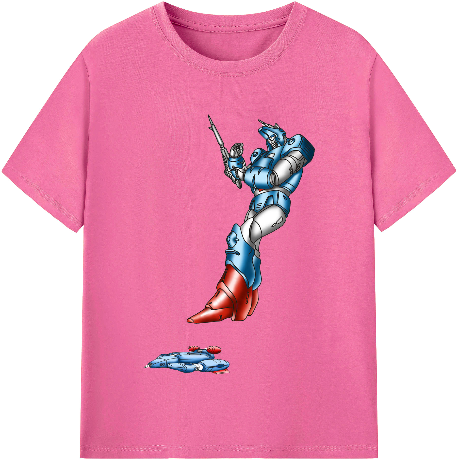 （画像用）  レディースカジュアルプリントTシャツ（綿100％）